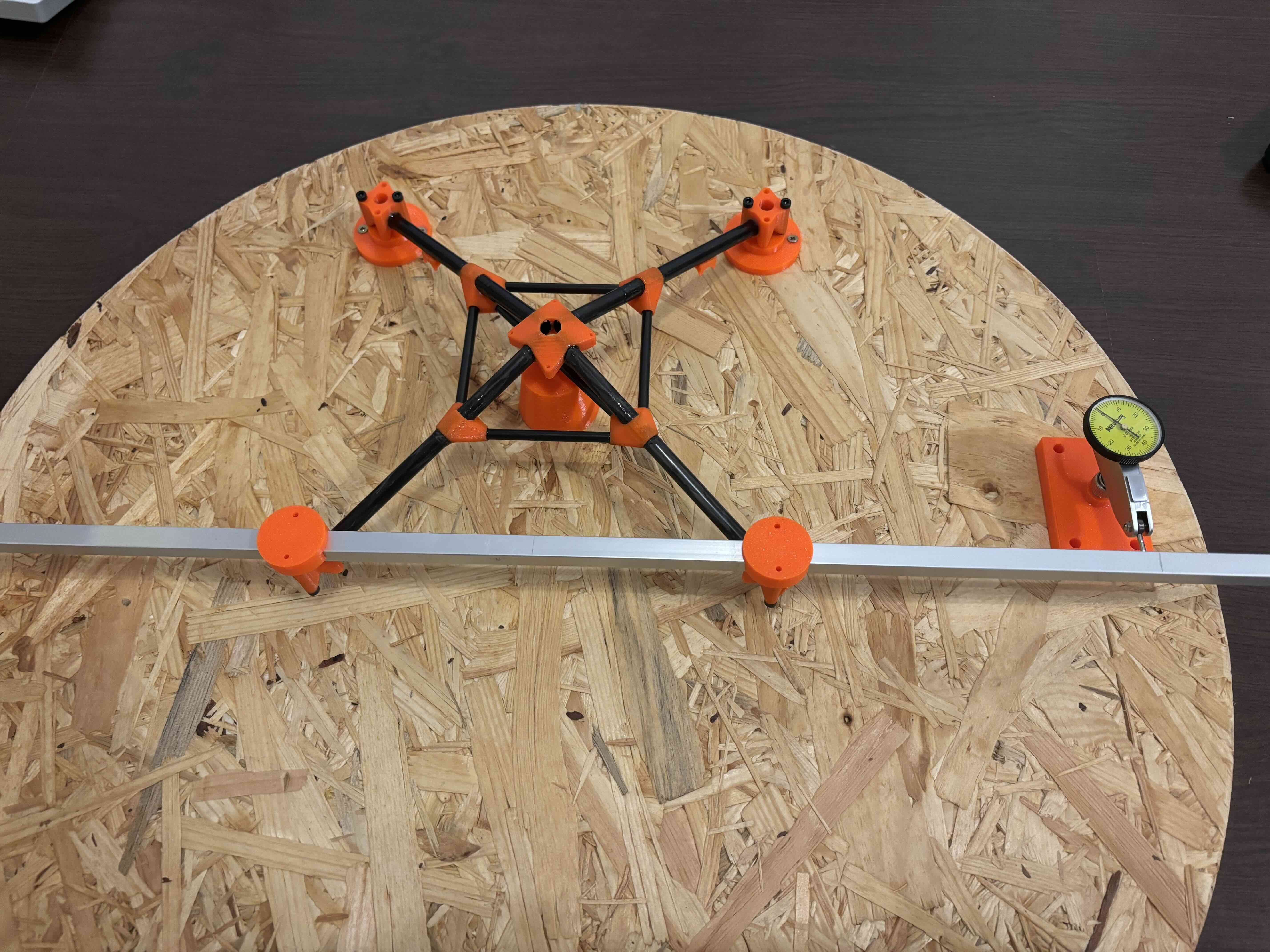 Spacedrone torsional test setup